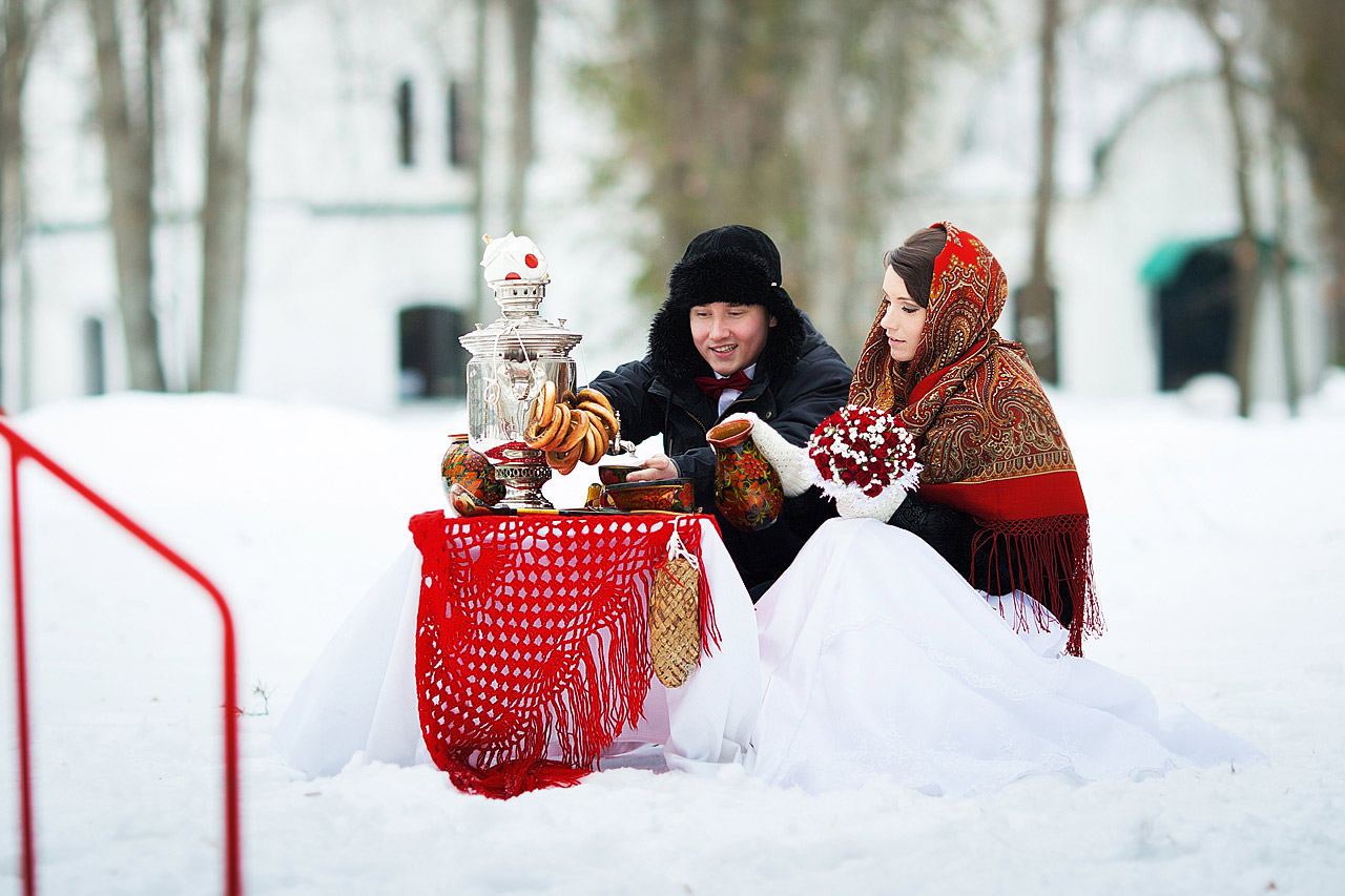 Зимняя свадьба в Конаково