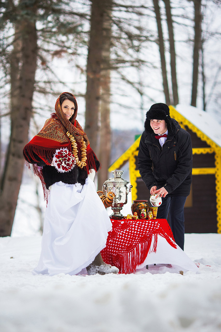 Зимняя свадьба в Конаково