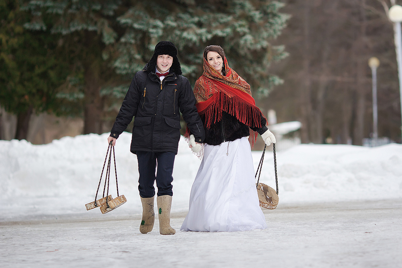 Зимняя свадьба в Конаково